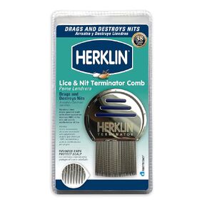 Terminator Lice and Nit Removal Comb, Professional Grade Stainless Steel Effectively Removes Nits and is Durable and Long Lasting