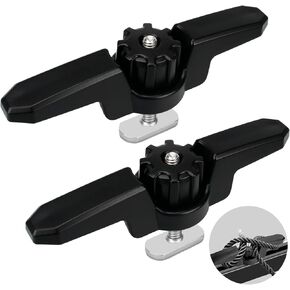 Kayak Track Mount Anchor Cleat, for XL Track Mount Line Cleat Kayak Accessories （2 Pack）