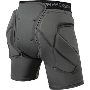 Shinestone Protective Padded Shorts Detachable Pants
