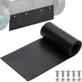 Universal Push Lawn Sweeper Rubber Deflector,Guard to Prevent Leaves from Falling Off The Push Lawn Sweeper
