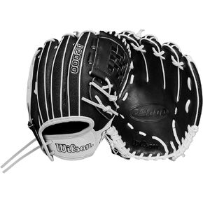 Wilson 2024 Fastpitch Classics Series A2000 P12SS 12" Pitcher’s Fastpitch Glove - Right Hand Throw, Black/White