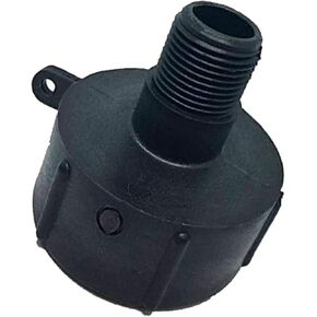 1000L IBC Water Tank Hose Adapter Fittings Tools Tap Cap Valve Connector S60x6 Outlet Adaptor to 1 Inch