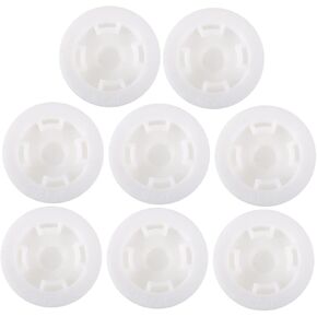 8Pcs Drum Bung Caps Poly Buttress Caps with Gasket for Oil Drum