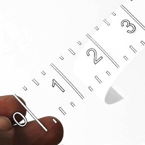 ملصق قياس مسطرة القارب 38 بوصة - شريط قياس شفاف مقاوم للماء - لاصق شفاف سري للقارب، الكاياك، الشبكة، Gaff، الطاولة - مساطر السمك 38 بوصة (rc01، S) in Kuwait