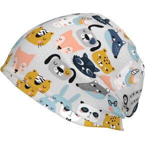 Lovely Cats Beanie Sleep Cap Baggy Hat Thin Knit Hat Slouchy Headwear Cap Casual Hat for Women Men