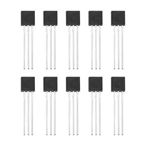 ECSiNG 10pcs N-Channel J-FET Transistors DC 25V 100mA 2N3819 J-FET Transistors TO-92 FET Transistors for RF-Based Audio Equipment Mixer Applications