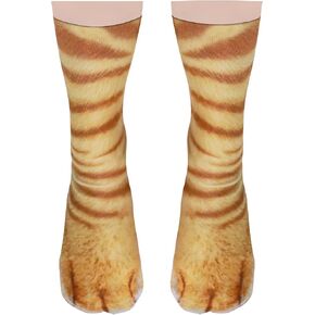 White Elephant Gifts for Adults - Funny Animal Feet Paw Socks Gag Gifts Christmas Stocking Stuffers