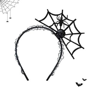 Artlunar Halloween Headband For Women, Pumpkin Ghost Witch Hat Bat Hair Accessories For Funny Halloween Costume Cosplay Party
