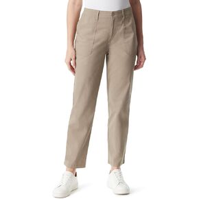 Gloria Vanderbilt Women's Utility Patch Pocket Straight Leg Pant Standard