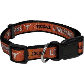Pets First Collegiate Pet Accessories, Dog Collar, Texas Longhorns, Small