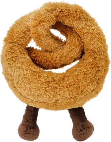 Adorable 9" Croissant Plush Toy - Cute Smiling Croissant Bread Pillow, Soft and Funny Stuffed Animal Food Plushies for Kids' Birthdays (Croissant) in Saudi Arabia