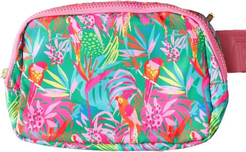 Mary Square Sea Bright Colorful Pattern 9.25 x 7 Polyester All In One Crossbody Handbag Purse Fannie Pack Water Bottle Holder in Saudi Arabia