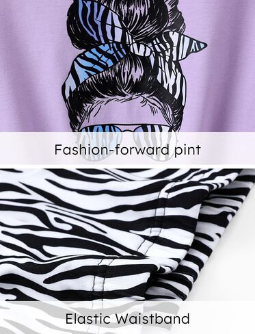 PATPAT Girls Pant Sets 2 Piece Fall Outfits Long Sleeve Clothing Sets Twisted Waist Tops and Animal Prints Leggings in Saudi Arabia