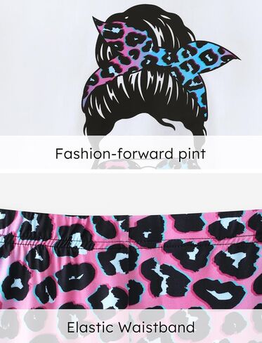 PATPAT Girls Pant Sets 2 Piece Fall Outfits Long Sleeve Clothing Sets Twisted Waist Tops and Animal Prints Leggings in Saudi Arabia