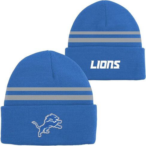NFL Kids Youth 8-20 Official Cold Weather Striped Cuffed Knit Beanie Hat in Saudi Arabia