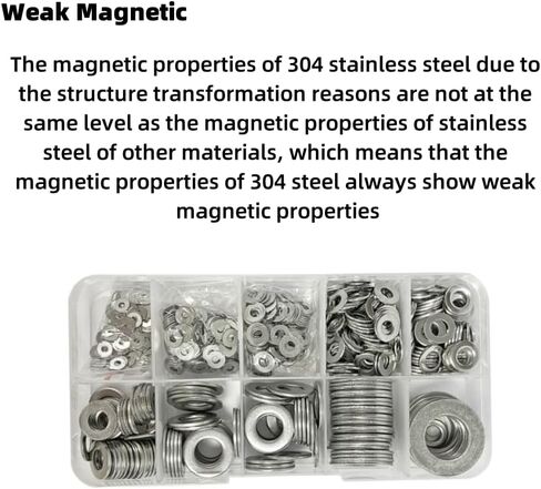 500 Pieces Nylon Flat Washer Assortment Set, Nylon Flat Washers for Screws Bolts,8 Sizes - M2, M2.5, M3, M4, M5, M6, M8, M10 (White) in Saudi Arabia