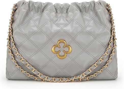 Milan Chiva Small Bag for Women Dumpling Clutch Purse with Gold Chain Strap in Saudi Arabia