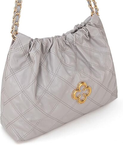 Milan Chiva Small Bag for Women Dumpling Clutch Purse with Gold Chain Strap in Saudi Arabia