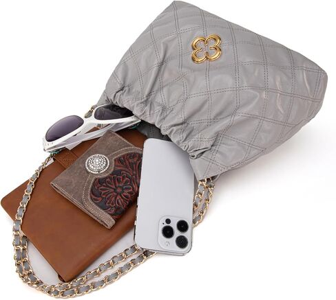 Milan Chiva Small Bag for Women Dumpling Clutch Purse with Gold Chain Strap in Saudi Arabia