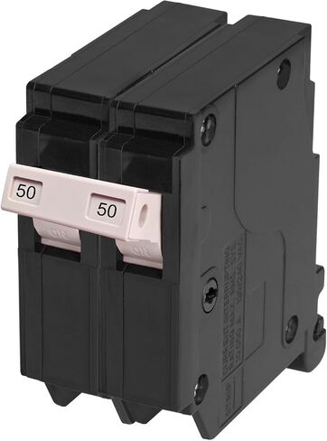 90 Amp 2-Pole Circuit Breaker, OEM Replacement for Most Breaker Boxes, 120/240V Plug-in, Thermal Magnetic Protection, Easy Installation, 10-Year Warranty in Saudi Arabia
