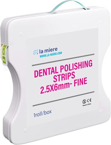 4mm x 6M Dental Polishing Strips, Abrasive Finishing, Interproximal Teeth Cleaning Care, Whitening Whitening Polish Strips, Deep Sanding and Grinding (Medium, 1Box) in Saudi Arabia