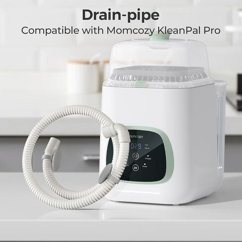 خرطوم تصريف ناعم وآمن من Momcozy لغسالة زجاجات الأطفال KleanPal Pro - ملحق بديل مرن ومتين لسهولة تصريف المياه (0.5 متر) in Saudi Arabia