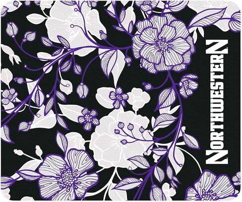 OTM Essentials Northwestern University Standard Fabric Mouse Pad, Desk Accessories, Standard Fabric Gaming Mouse Pad, Tokyodachi Mascot All Over in Saudi Arabia