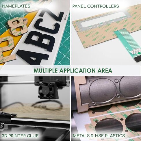 Adhesive Transfer Tape, Double Sided Transfer Sheet, 468MP, 10inch x 10inch (5-Pack) in Saudi Arabia