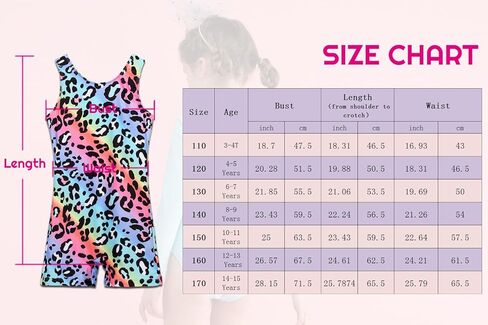 JESKIDS Leotards for Girls Gymnastics with Shorts Dance Biketards Tumbling Matching Hair Scrunchie 3~15 Years in Kuwait