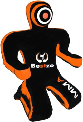 Bestzo MMA Grappling Dummy Brazilian Jiu Jitsu Dummy Wrestling Grappling BJJ Dummy Black, Judo Punching Bag Throwing Dummy for Karate, Boxing Training in Kuwait