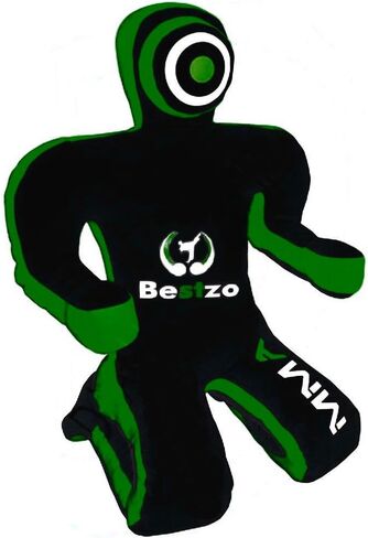 Bestzo MMA Grappling Dummy Brazilian Jiu Jitsu Dummy Wrestling Grappling BJJ Dummy Black, Judo Punching Bag Throwing Dummy for Karate, Boxing Training in Kuwait