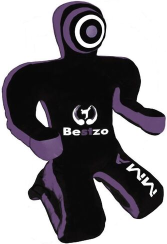 Bestzo MMA Grappling Dummy Brazilian Jiu Jitsu Dummy Wrestling Grappling BJJ Dummy Black, Judo Punching Bag Throwing Dummy for Karate, Boxing Training in Kuwait