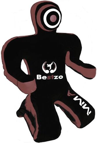 Bestzo MMA Grappling Dummy Brazilian Jiu Jitsu Dummy Wrestling Grappling BJJ Dummy Black, Judo Punching Bag Throwing Dummy for Karate, Boxing Training in Kuwait
