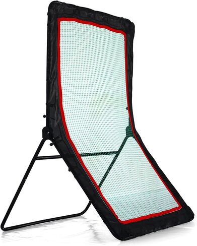 Pitch Back Baseball Rebounder Net, Adjustable Angle Pitchback Baseball Rebounder for Throwing and Pitching Practice?4X7FT Pitch Return Trainer and Rebound Net in Saudi Arabia