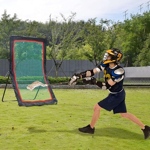 Pitch Back Baseball Rebounder Net, Adjustable Angle Pitchback Baseball Rebounder for Throwing and Pitching Practice?4X7FT Pitch Return Trainer and Rebound Net in Saudi Arabia