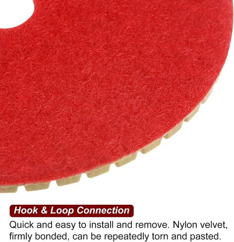 HARFINGTON 5pcs Diamond Polishing Pads 4" Grits 1500 Wet/Dry Premium Diamond Polish Pad for Stone Concrete Marble Countertop Quartz for Polisher Grinder in Saudi Arabia