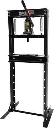 Hydraulic Shop Press,12 Ton H-Frame Garage Floor Adjustable Shop Bearing Press with Stamping Plates to Bend, Straighten, Or Press Parts, Install Bearings & U-Joints in Saudi Arabia