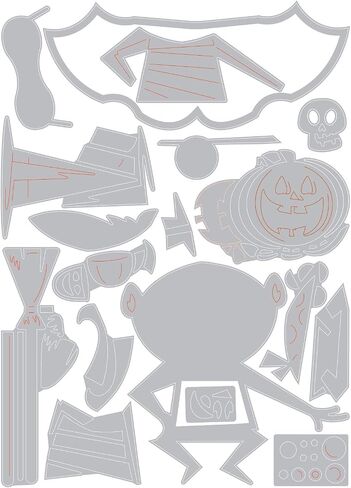 Sizzix Tim Holtz - THINLITS DIE HAUNTED in Saudi Arabia