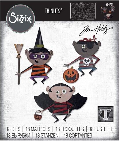 Sizzix Tim Holtz - THINLITS DIE HAUNTED in Saudi Arabia
