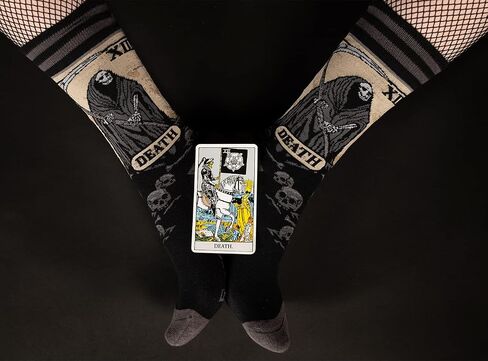 FootClothes Goth Crew Socks Unisex OSFM in Saudi Arabia