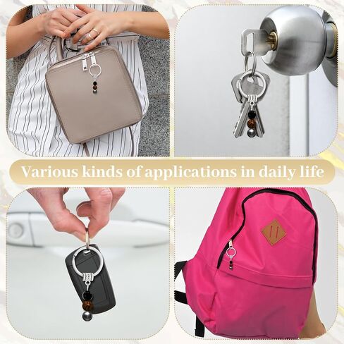 Crystals Stone Keychain for Anxiety Relief, Healing Stones Keychain Gifts for Women and Men (Protection) in Saudi Arabia