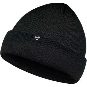 DexShell Waterproof Cuffed Beanie for Men and Women Acrylic Outer for Winter Cold Weather, Membrane Insulated Fleece Liner