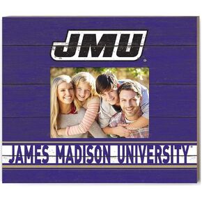 KH Sports Fan James Madison Dukes Team Spirit Color Scholastic Frame, One Size, Multi