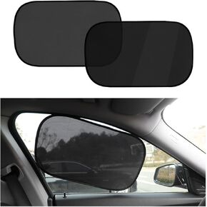 2 PCS Car Window Shade, 17.3"×14.4" Vehicle Sunshade Protector for Side and Rear Window, Automotive Sun Protection Your Child from UV and Sun Glare, Car Accessories
