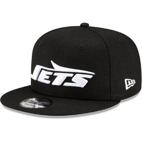 New Era NFL 9FIFTY Black/White Adjustable Snapback Hat Cap One Size Fits All