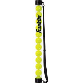 Franklin Sports Pickleball, Tennis + Padel Ball Hopper Tubes - (15) Tennis/Padel Ball + (12) Pickleball Picker Upper Tubes - Ball Hoppers + Retriever for Quick Pickup + Storage - Balls Not Included