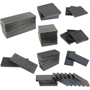 Levelling spacers, Furniture Wedges, Hard Plastic Levelling Fittings, high Load Capacity ，spacers for Door Stops, Professional Furniture Levelling, and Renovation Work 50pcs