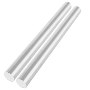 2PCS Aluminum Rod 1-1/4 inch Aluminum Round Bar Stock 6061 Solid Extruded Lathe Bar Stock Aluminum Round Rod 16 inch Round Aluminum Bars for Industrial, DIY Craft