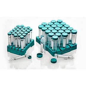 3186-345-008-9, PerformR Centrifuge Tube with Flat Style Cap, 50 per Bag, Sterile, 50mL Capacity, Pack of 500