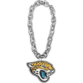 aminco Jacksonville Jaguars NFL Fan Chain, Silver